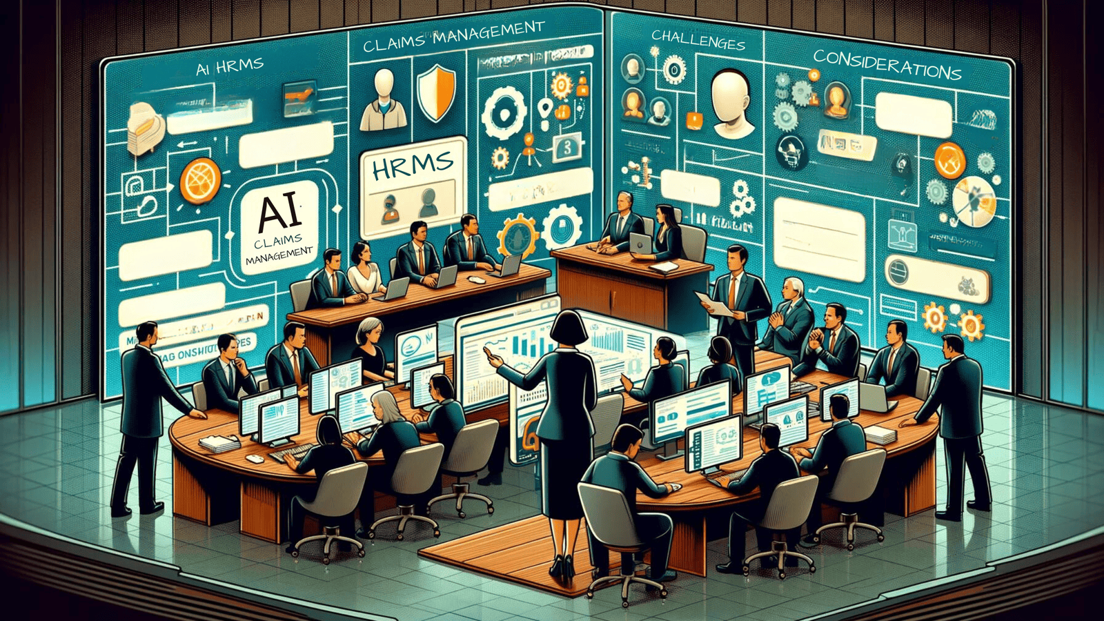 Challenges and Considerations in AI HRMS for Claims Management